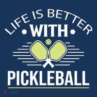 Pickleball T Life Is Better With Pickleball Mousepad thumb 1