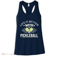 Pickleball T Life Is Better With Pickleball Women's Tank Top thumb 0