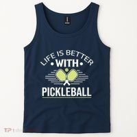 Pickleball T Life Is Better With Pickleball Tank Top thumb 2