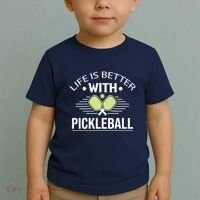 Pickleball T Life Is Better With Pickleball Toddler T-Shirt thumb 2