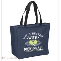 Pickleball T Life Is Better With Pickleball Tote Bag thumb 2