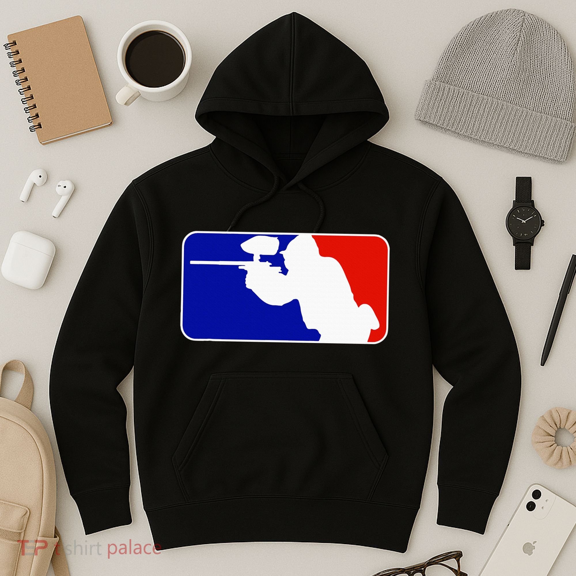 Paintball Tournament League Player Major Hoodie