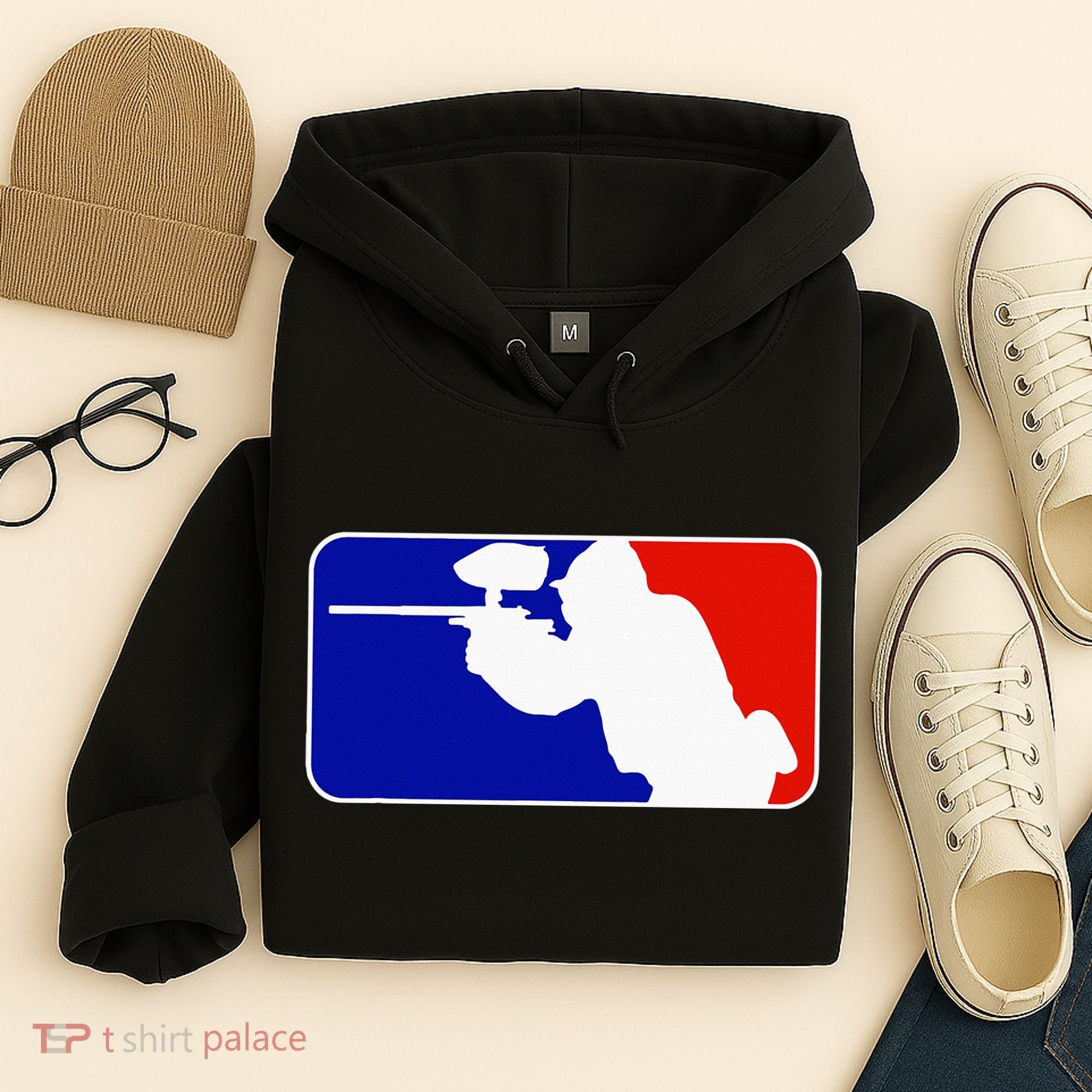 Paintball Tournament League Player Major Hoodie