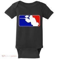 Paintball Tournament League Player Major Baby Bodysuit thumb 0