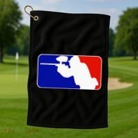 Paintball Tournament League Player Major Golf Towel thumb 1