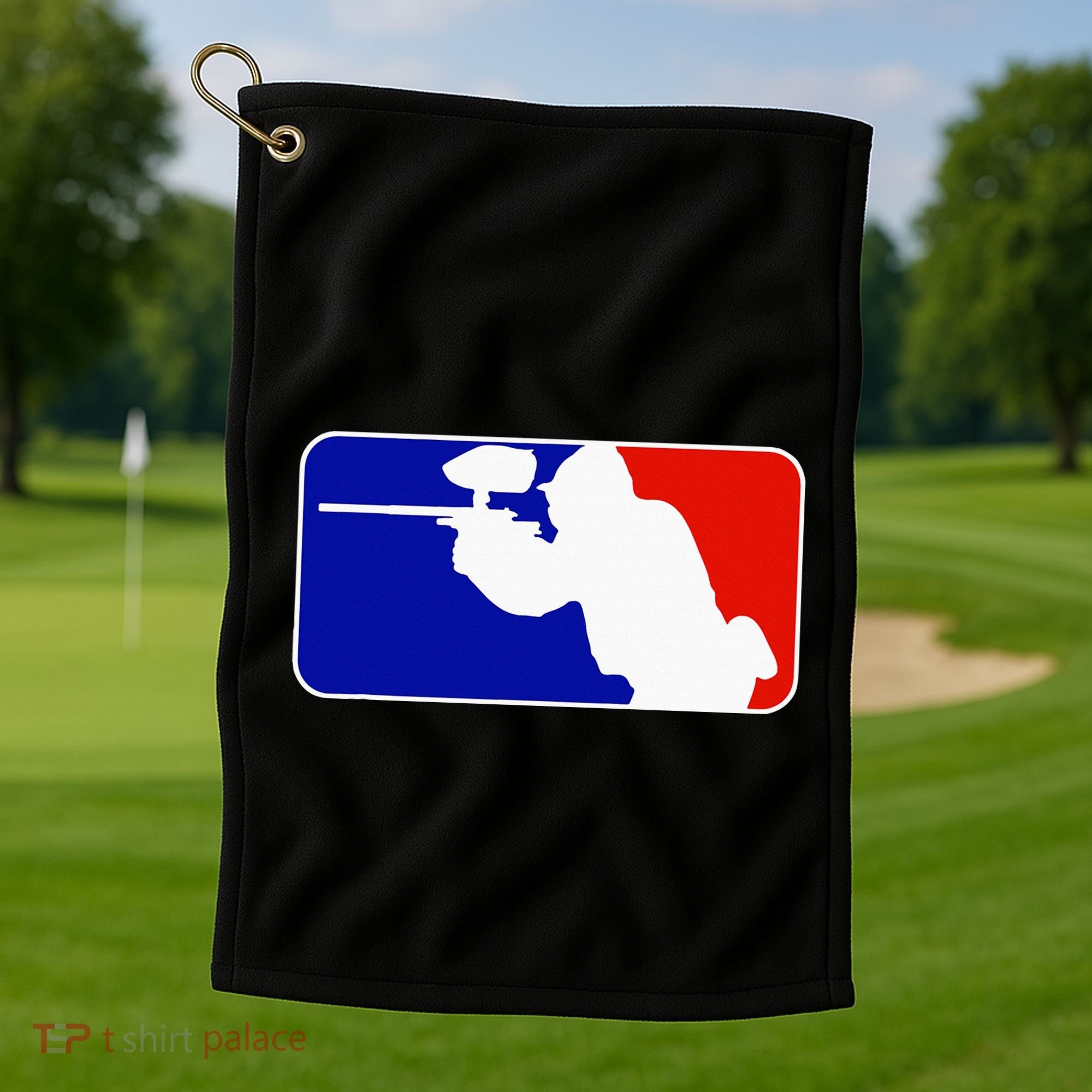 Paintball Tournament League Player Major Golf Towel