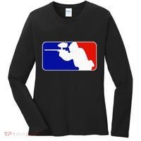 Paintball Tournament League Player Major Women's Long Sleeve Shirt thumb 0