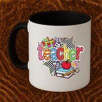 Preppy Teacher Last Day Of School Teacher Summer Coffee Mug thumb 2