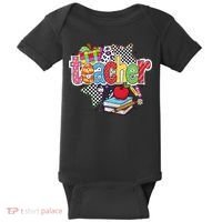 Preppy Teacher Last Day Of School Teacher Summer Baby Bodysuit thumb 0