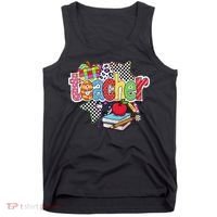 Preppy Teacher Last Day Of School Teacher Summer Tank Top thumb 0