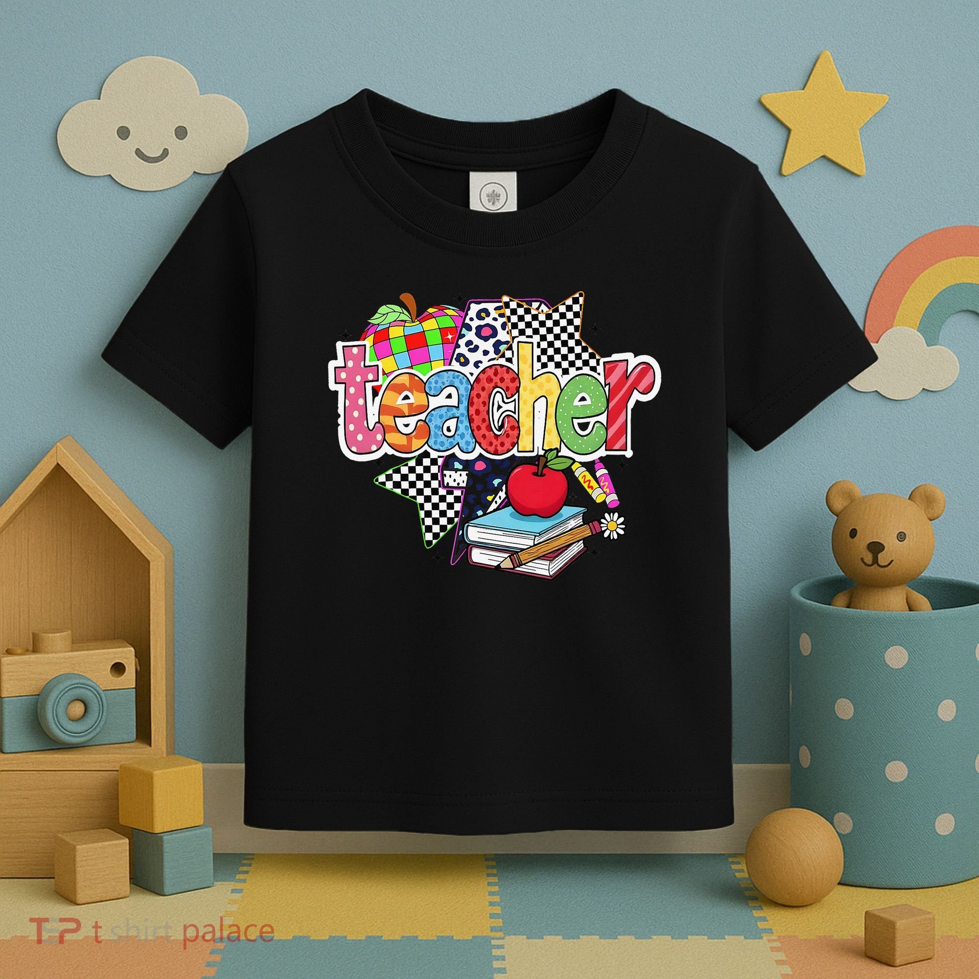 Preppy Teacher Last Day Of School Teacher Summer Toddler T-Shirt