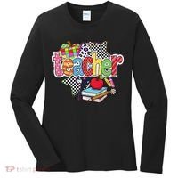 Preppy Teacher Last Day Of School Teacher Summer Women's Long Sleeve Shirt thumb 0