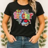 Preppy Teacher Last Day Of School Teacher Summer Women's T-Shirt thumb 2
