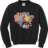 Preppy Teacher Last Day Of School Teacher Summer Kids Sweatshirt thumb 0