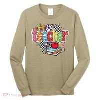 Preppy Teacher Last Day Of School Teacher Summer Long Sleeve Shirt thumb 0