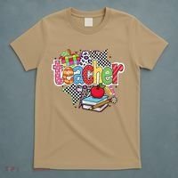 Preppy Teacher Last Day Of School Teacher Summer T-Shirt thumb 5