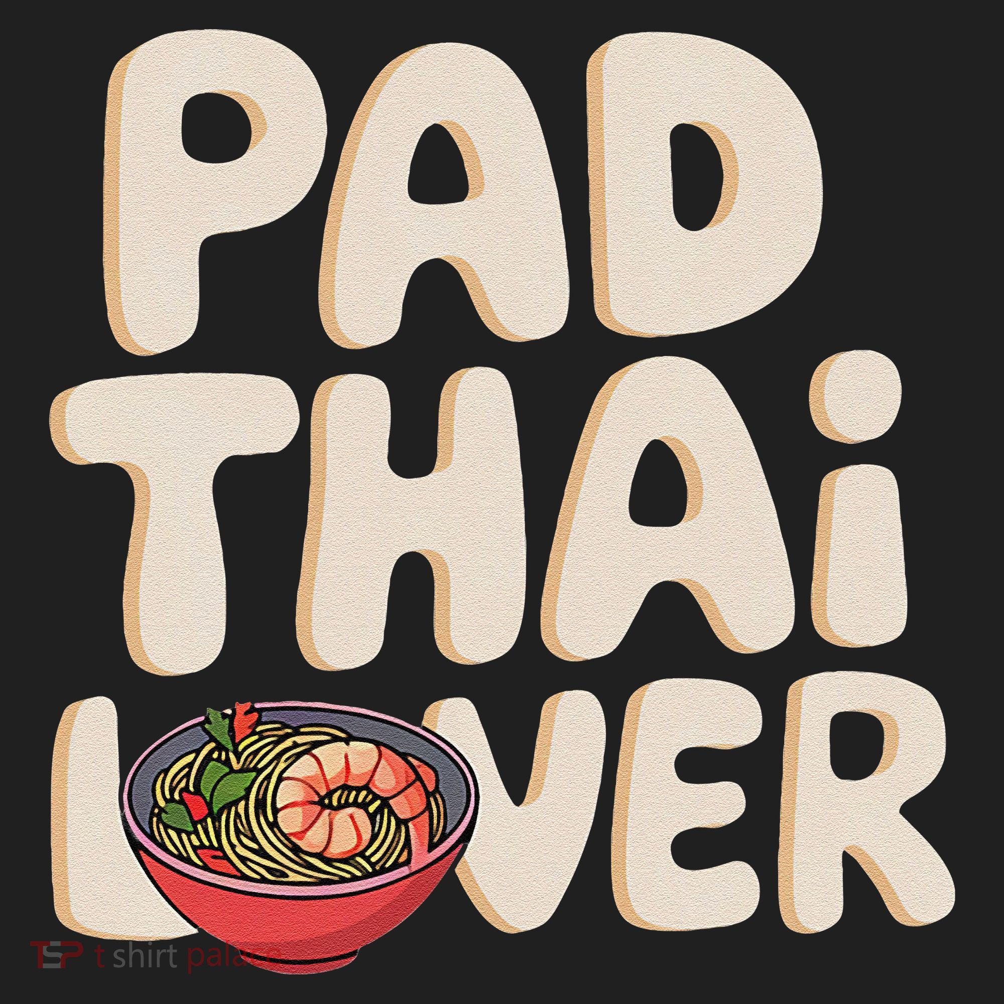 Pad Thai Lover Funny Humor Food Text Joke Loves Pad Thai Golf Towel