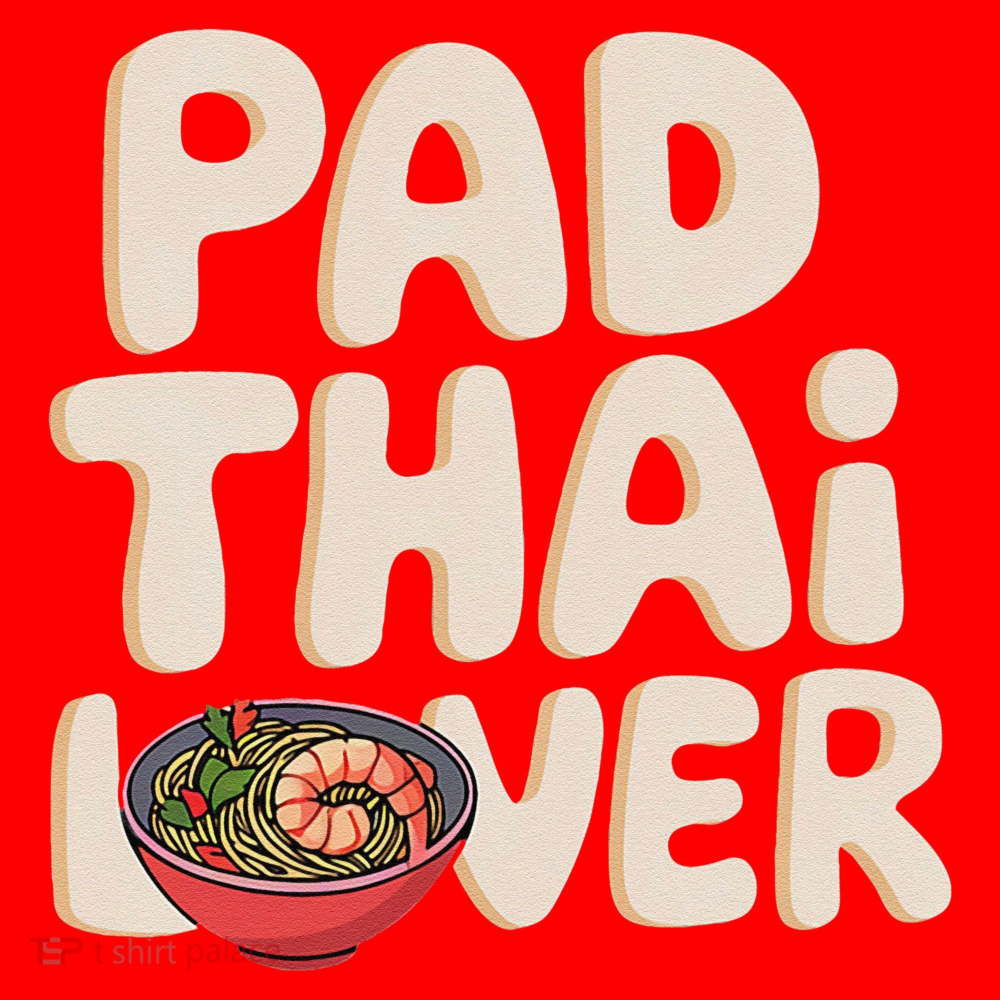 Pad Thai Lover Funny Humor Food Text Joke Loves Pad Thai Santa Hat