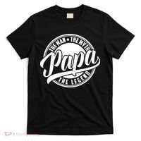 Papa The Man Myth Legend Fathers Day Certified Dad Gift T-Shirt thumb 0