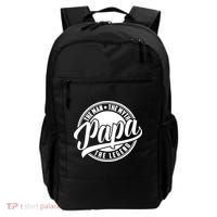 Papa The Man Myth Legend Fathers Day Certified Dad Gift Backpack thumb 0