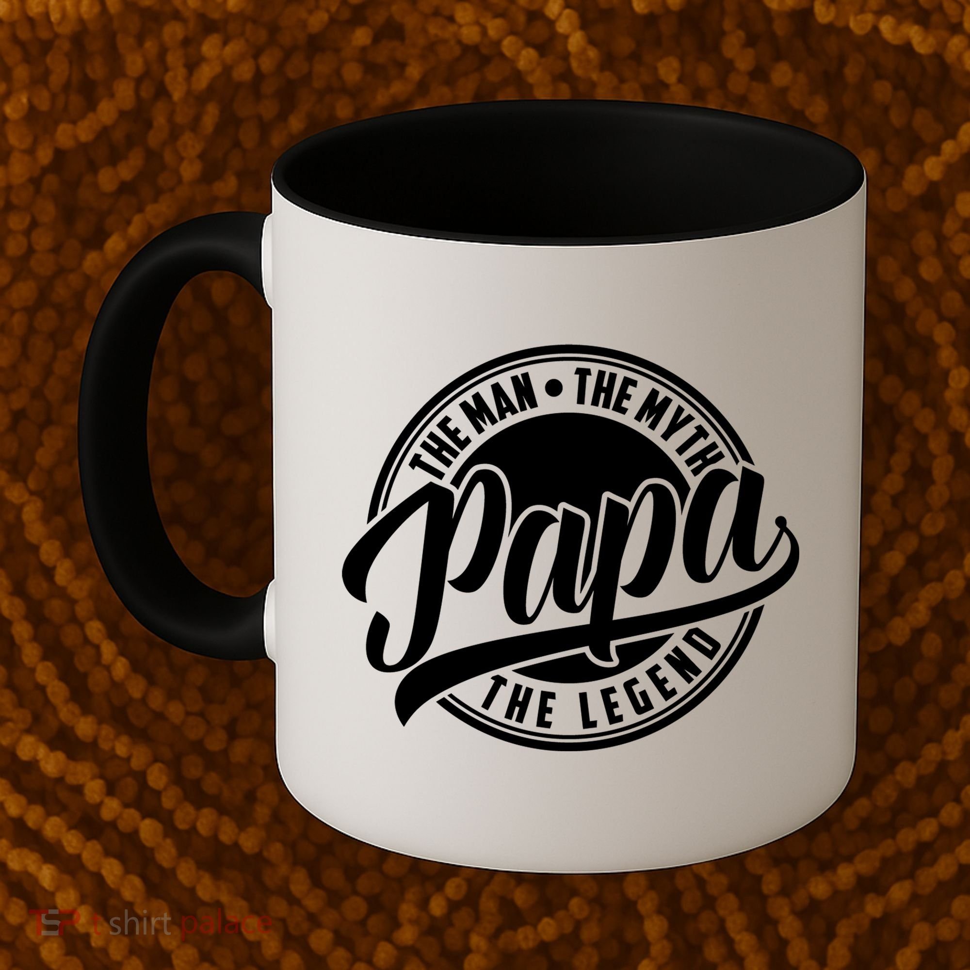 Papa The Man Myth Legend Fathers Day Certified Dad Gift Coffee Mug