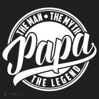 Papa The Man Myth Legend Fathers Day Certified Dad Gift Beanie thumb 2