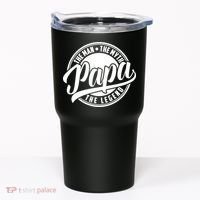 Papa The Man Myth Legend Fathers Day Certified Dad Gift Tumbler thumb 0