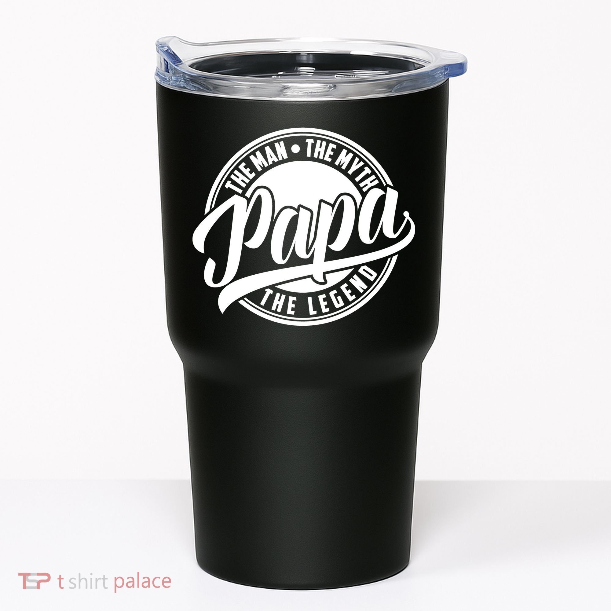 Papa The Man Myth Legend Fathers Day Certified Dad Gift Tumbler