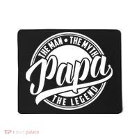 Papa The Man Myth Legend Fathers Day Certified Dad Gift Mousepad thumb 0