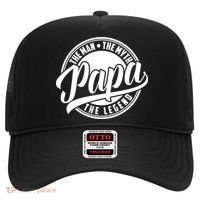Papa The Man Myth Legend Fathers Day Certified Dad Gift Hat thumb 0
