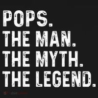 Pops The Man The Myth The Legend Fathers Day Gift Doggie Tank thumb 4