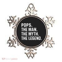 Pops The Man The Myth The Legend Fathers Day Gift Ornament thumb 0