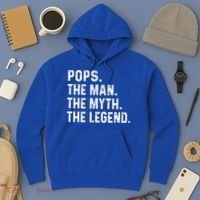 Pops The Man The Myth The Legend Fathers Day Gift Hoodie thumb 3