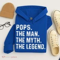 Pops The Man The Myth The Legend Fathers Day Gift Hoodie thumb 4