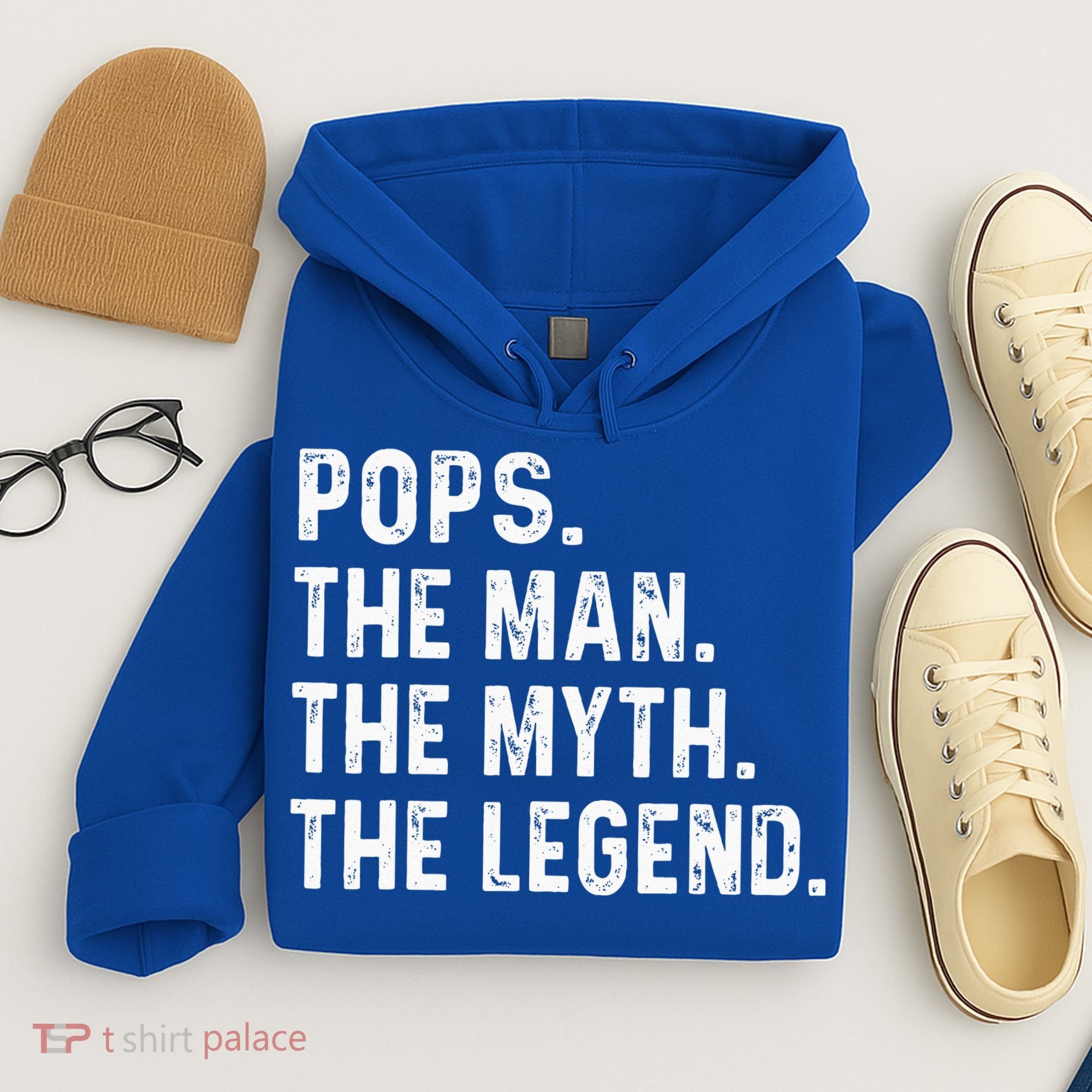 Pops The Man The Myth The Legend Fathers Day Gift Hoodie