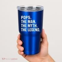 Pops The Man The Myth The Legend Fathers Day Gift Tumbler thumb 2