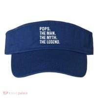 Pops The Man The Myth The Legend Fathers Day Gift Visor thumb 0