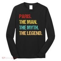 Paris The Man The Myth Long Sleeve Shirt thumb 0