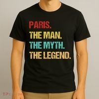 Paris The Man The Myth T-Shirt thumb 3