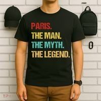 Paris The Man The Myth T-Shirt thumb 6