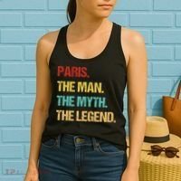 Paris The Man The Myth Women's Tank Top thumb 2