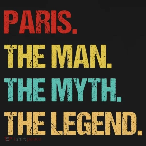 Paris The Man The Myth Toddler Hoodie