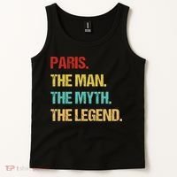 Paris The Man The Myth Tank Top thumb 2