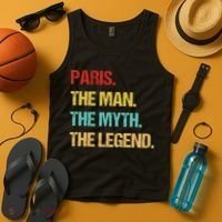 Paris The Man The Myth Tank Top thumb 4