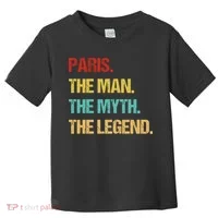 Paris The Man The Myth Toddler T-Shirt thumb 0