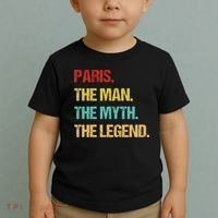 Paris The Man The Myth Toddler T-Shirt thumb 2