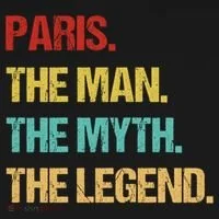 Paris The Man The Myth Toddler T-Shirt thumb 4