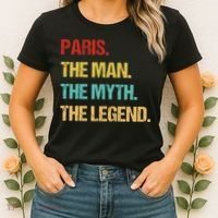 Paris The Man The Myth Women's T-Shirt thumb 2