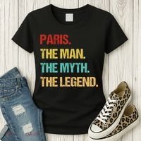 Paris The Man The Myth Women's T-Shirt thumb 3