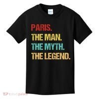 Paris The Man The Myth Kids T-Shirt thumb 0
